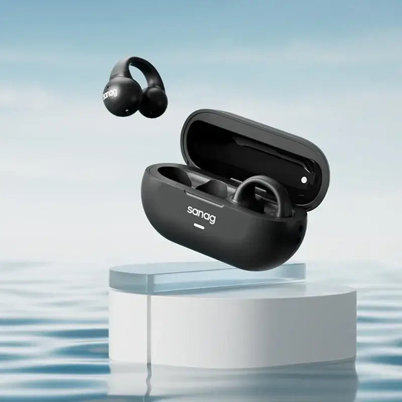 Sanag Z36S Pro Ear Clip Wireless Bluetooth Air Conduction Headphones 48Hours Playtime IPX5 Waterproof Bluetooth 5.3 Earbuds