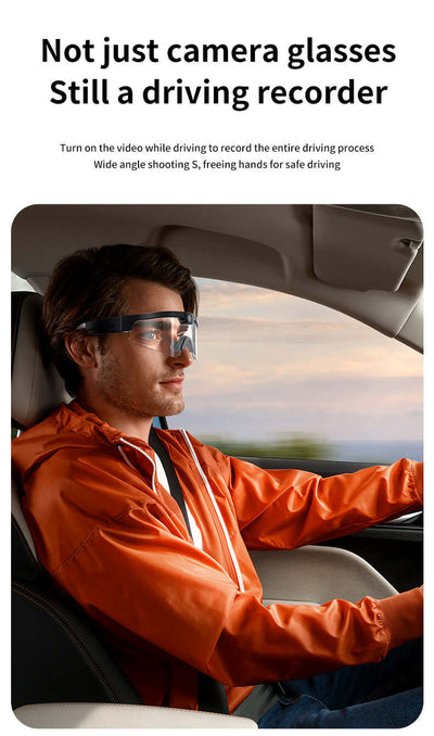 Hight Tech Outdoor Sports Glasses - Born through exercise, Multiple mode selection for 4K high-definition camera - YWT
