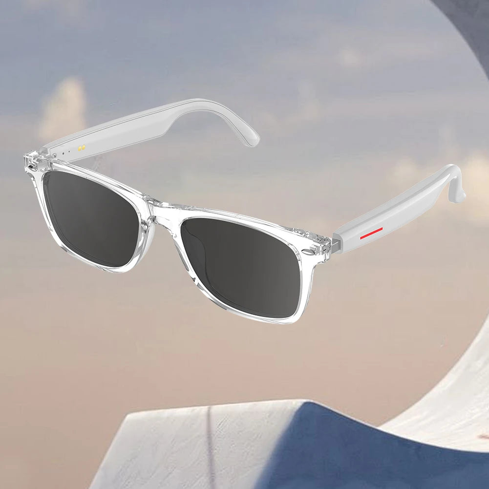 144 Languages Smart Glasses Translator Bluetooth-Compatible 5.4 Blue Light Filtering Polarized Lenses Sunglass for Men and Women