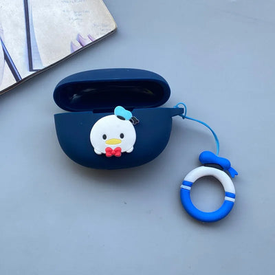 New Cartoon Case for Redmi Buds 4 Active Wireless Bluetooth Earphone Protective Sleeve Silicone Anti Drop Soft Case with Keyring