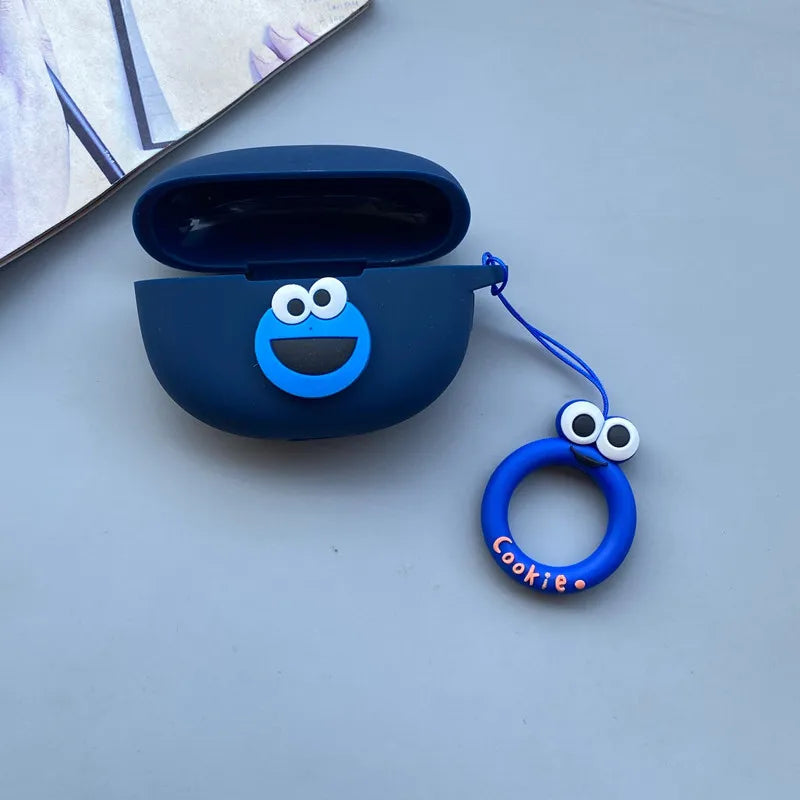 New Cartoon Case for Redmi Buds 4 Active Wireless Bluetooth Earphone Protective Sleeve Silicone Anti Drop Soft Case with Keyring