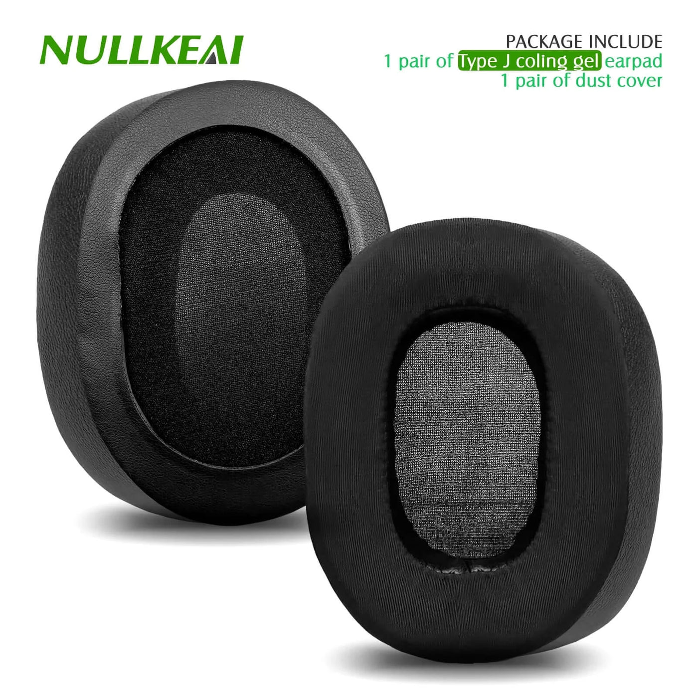 Nullkeai Replacement Ear Cushion for Anker Soundcore Life Q30 Q35 Q10 Q20 Headphone Cooling Gel Earpads Mesh Sleeve Pad Earmuffs
