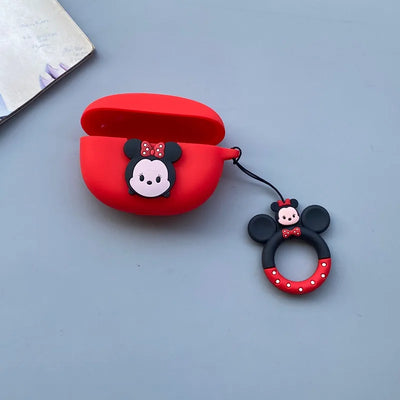 New Cartoon Case for Redmi Buds 4 Active Wireless Bluetooth Earphone Protective Sleeve Silicone Anti Drop Soft Case with Keyring