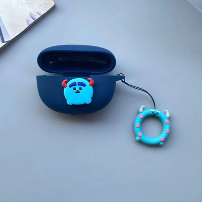 New Cartoon Case for Redmi Buds 4 Active Wireless Bluetooth Earphone Protective Sleeve Silicone Anti Drop Soft Case with Keyring
