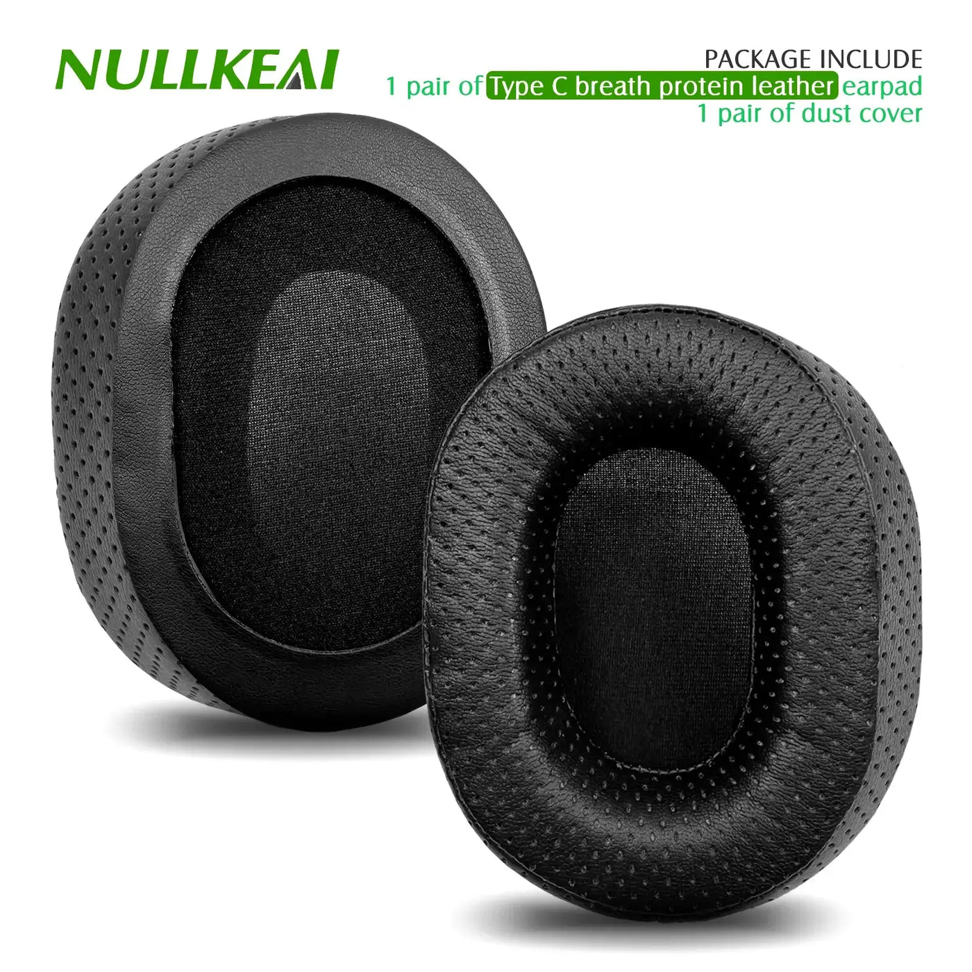 Nullkeai Replacement Ear Cushion for Anker Soundcore Life Q30 Q35 Q10 Q20 Headphone Cooling Gel Earpads Mesh Sleeve Pad Earmuffs