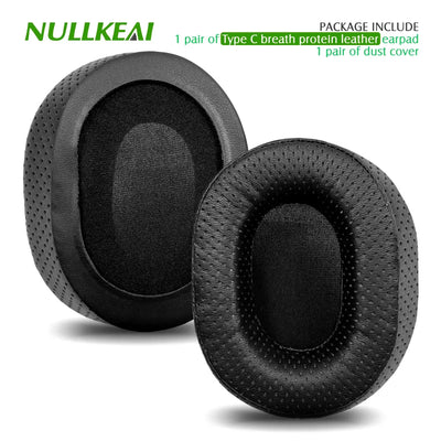 Nullkeai Replacement Ear Cushion for Anker Soundcore Life Q30 Q35 Q10 Q20 Headphone Cooling Gel Earpads Mesh Sleeve Pad Earmuffs