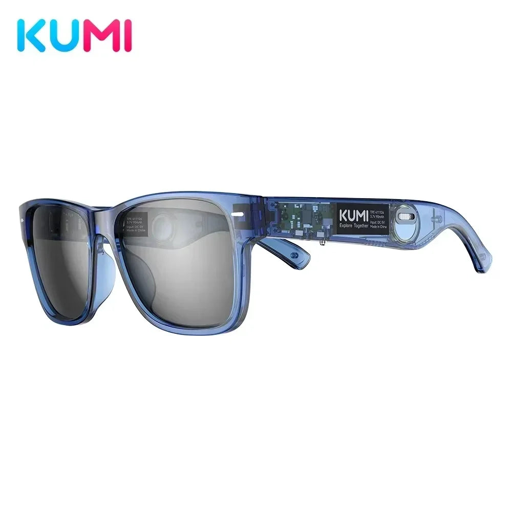 New KUMI Meta V1 Smart Glasses IPX4 Waterproof Break Audio-visual Imagination Create Bluetooth glasses Bluetooth 5.0 Phone Call