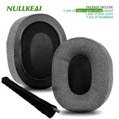 Nullkeai Replacement Ear Cushion for Anker Soundcore Life Q30 Q35 Q10 Q20 Headphone Cooling Gel Earpads Mesh Sleeve Pad Earmuffs
