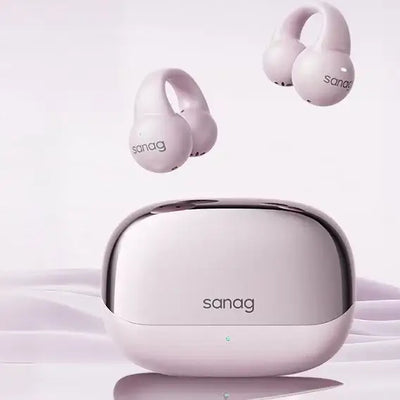 SANAG S2S ear clip bluetooth air bone conduction wireless high sound quality heavy bass noise reduction sports headset custom