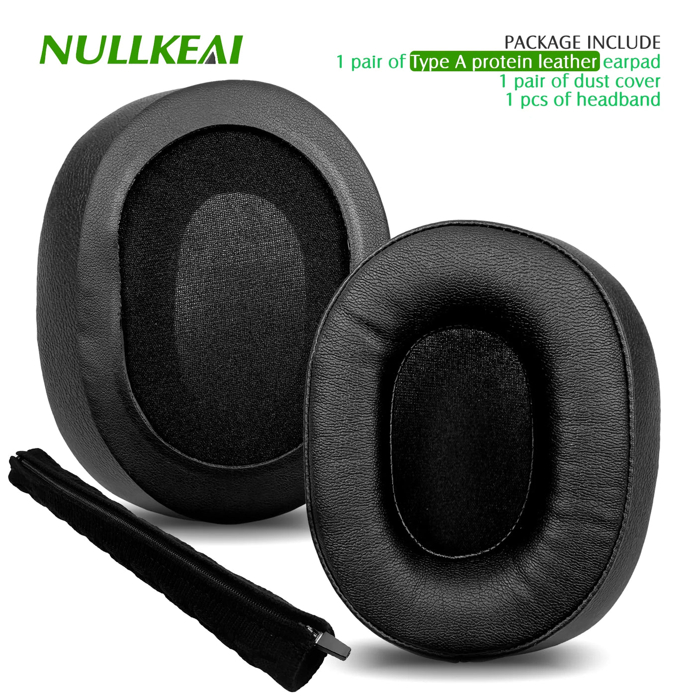 Nullkeai Replacement Ear Cushion for Anker Soundcore Life Q30 Q35 Q10 Q20 Headphone Cooling Gel Earpads Mesh Sleeve Pad Earmuffs