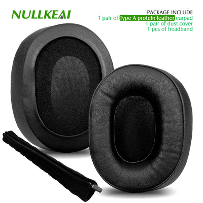 Nullkeai Replacement Ear Cushion for Anker Soundcore Life Q30 Q35 Q10 Q20 Headphone Cooling Gel Earpads Mesh Sleeve Pad Earmuffs