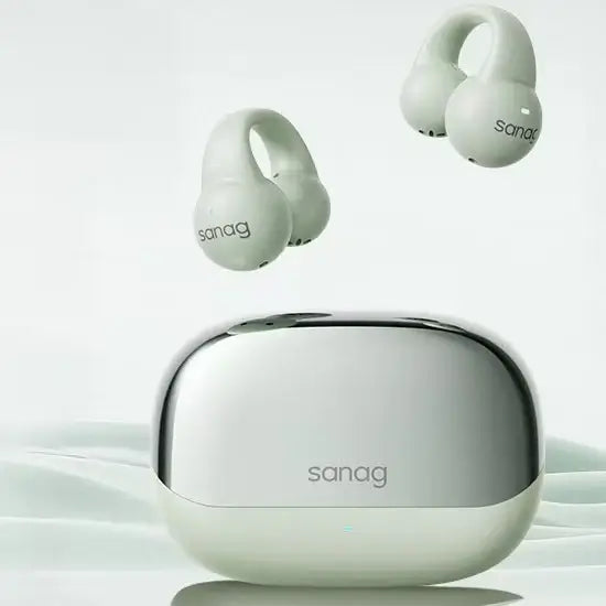 SANAG S2S ear clip bluetooth air bone conduction wireless high sound quality heavy bass noise reduction sports headset custom