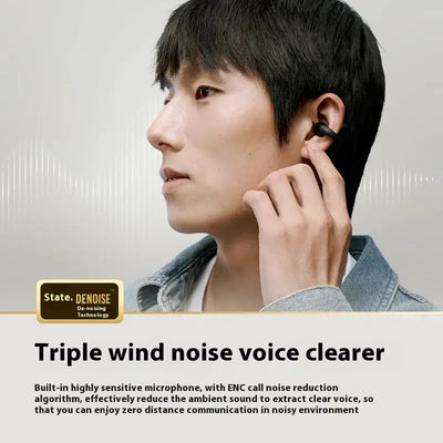 SANAG S2S ear clip bluetooth air bone conduction wireless high sound quality heavy bass noise reduction sports headset custom