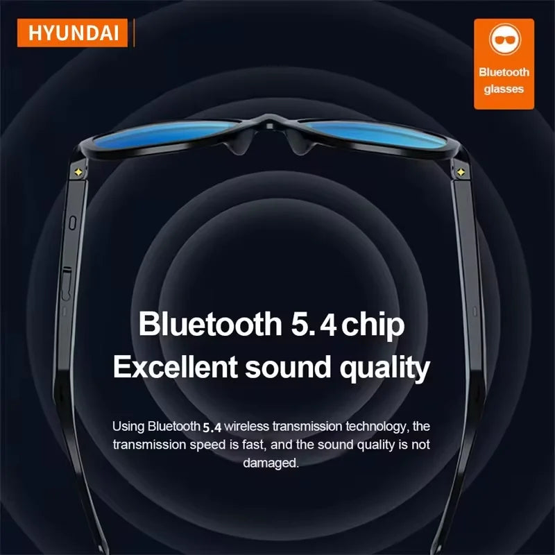Choice HYUNDAI HY-C8 multi-function Bluetooth Headphones Sunglasses Outdoor Sports Cycling Audio Glasses Surround Sound Music
