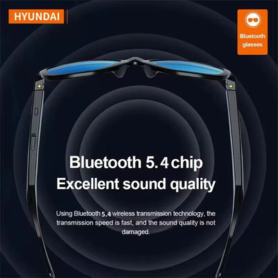 Choice HYUNDAI HY-C8 multi-function Bluetooth Headphones Sunglasses Outdoor Sports Cycling Audio Glasses Surround Sound Music