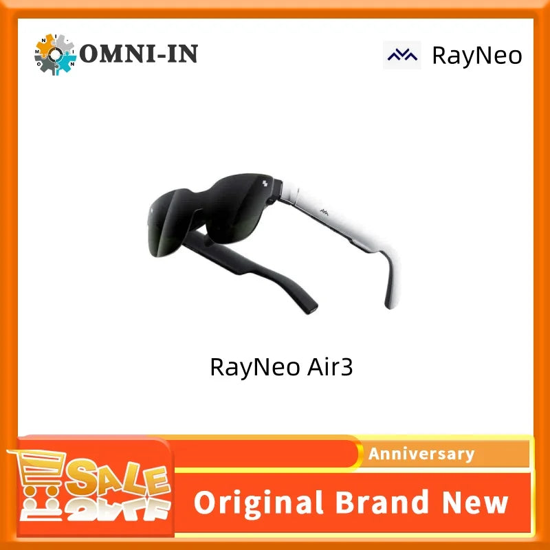Rayneo Air 3 AR glasses: Micro-OLED 120Hz display for high-definition giant screen viewing