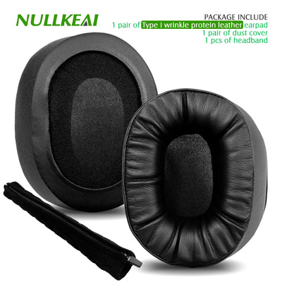 Nullkeai Replacement Ear Cushion for Anker Soundcore Life Q30 Q35 Q10 Q20 Headphone Cooling Gel Earpads Mesh Sleeve Pad Earmuffs