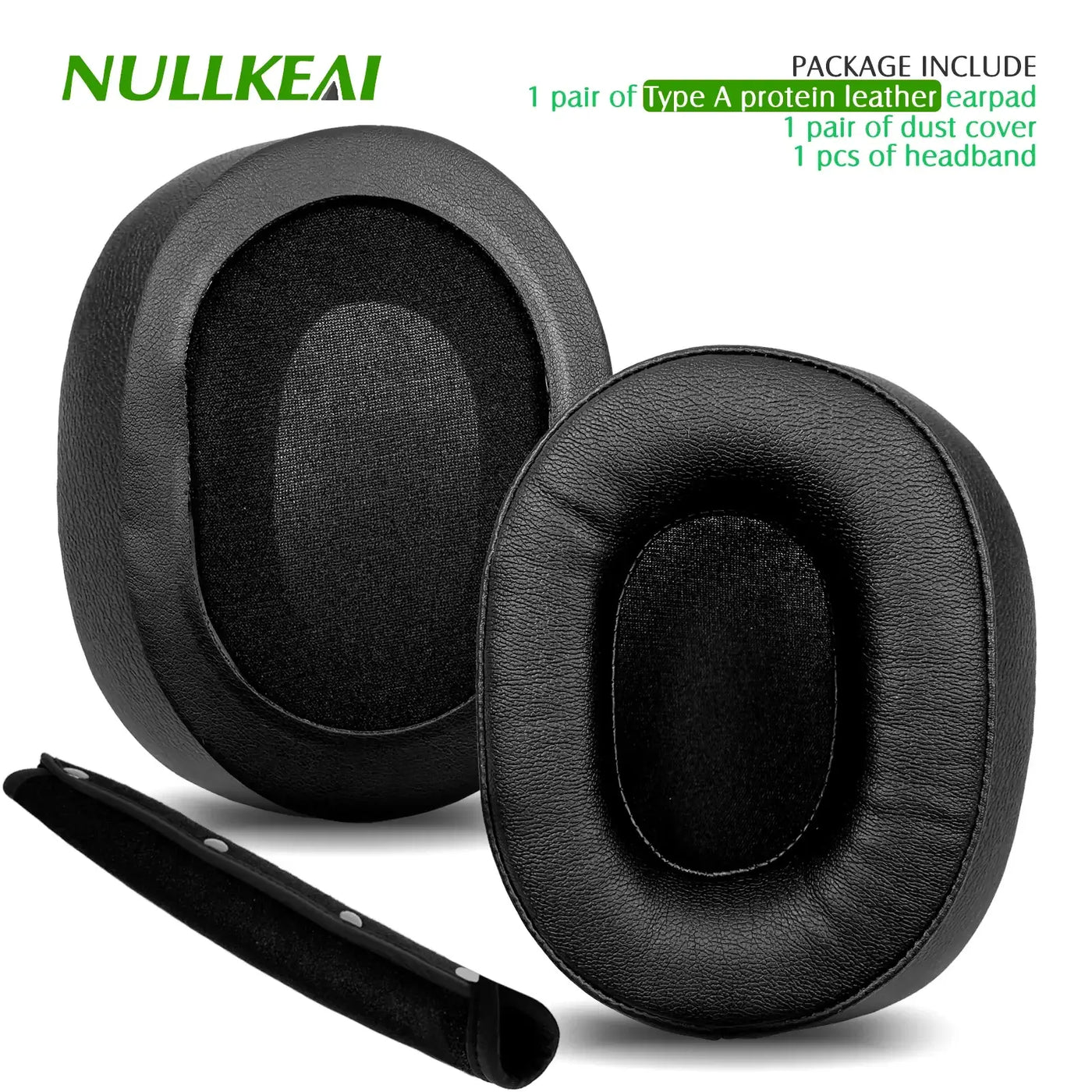 Nullkeai Replacement Ear Cushion for Anker Soundcore Life Q30 Q35 Q10 Q20 Headphone Cooling Gel Earpads Mesh Sleeve Pad Earmuffs