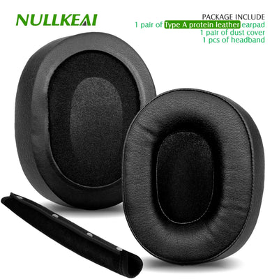 Nullkeai Replacement Ear Cushion for Anker Soundcore Life Q30 Q35 Q10 Q20 Headphone Cooling Gel Earpads Mesh Sleeve Pad Earmuffs