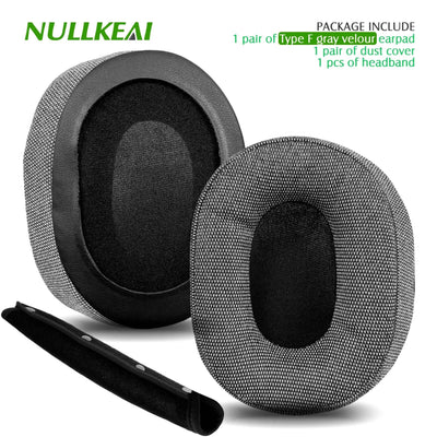 Nullkeai Replacement Ear Cushion for Anker Soundcore Life Q30 Q35 Q10 Q20 Headphone Cooling Gel Earpads Mesh Sleeve Pad Earmuffs