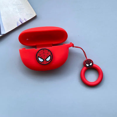 New Cartoon Case for Redmi Buds 4 Active Wireless Bluetooth Earphone Protective Sleeve Silicone Anti Drop Soft Case with Keyring