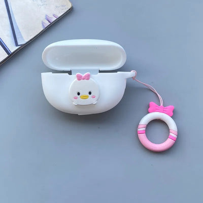 New Cartoon Case for Redmi Buds 4 Active Wireless Bluetooth Earphone Protective Sleeve Silicone Anti Drop Soft Case with Keyring