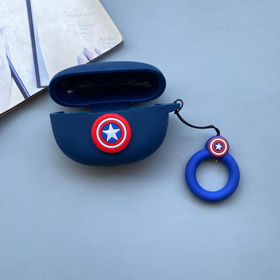 New Cartoon Case for Redmi Buds 4 Active Wireless Bluetooth Earphone Protective Sleeve Silicone Anti Drop Soft Case with Keyring