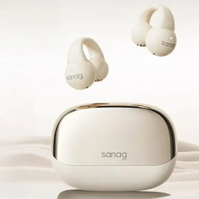 SANAG S2S ear clip bluetooth air bone conduction wireless high sound quality heavy bass noise reduction sports headset custom