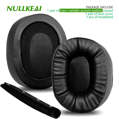 Nullkeai Replacement Ear Cushion for Anker Soundcore Life Q30 Q35 Q10 Q20 Headphone Cooling Gel Earpads Mesh Sleeve Pad Earmuffs