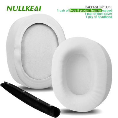 Nullkeai Replacement Ear Cushion for Anker Soundcore Life Q30 Q35 Q10 Q20 Headphone Cooling Gel Earpads Mesh Sleeve Pad Earmuffs